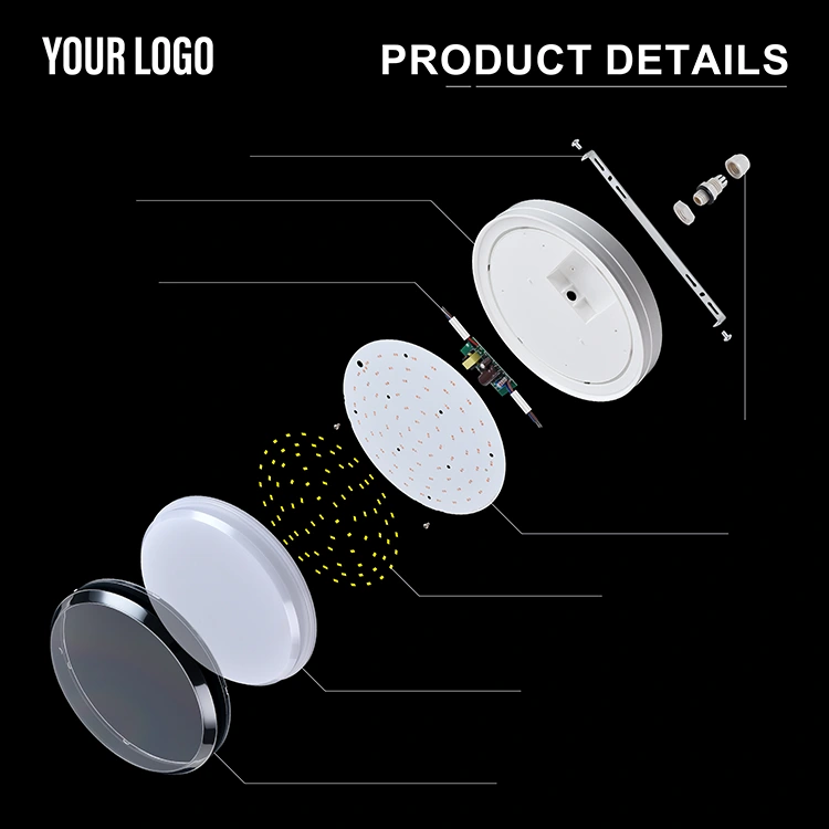 SKD LED Bulk Head Light Round