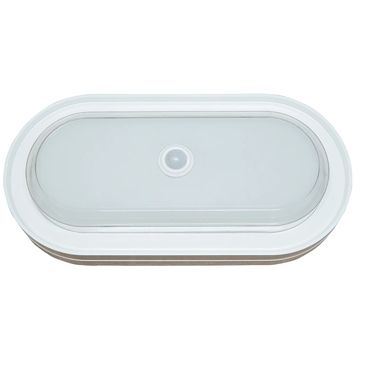 SKD SENSOR 25W  PC double diffuser oval shape bulkhead Lamp